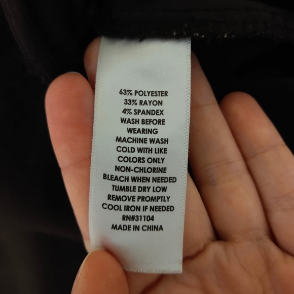 🌹Kim Rogers Dark Brown Dress Pants Size 6 - Picture 7 of 7